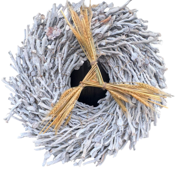 Three-Legged St. Brigid’s Cross – Handwoven Wheat