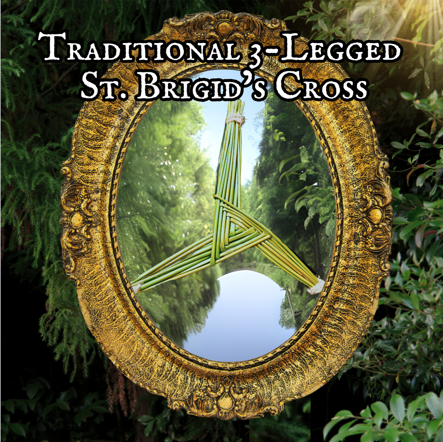 Traditional 3-Legged St. Brigid’s Cross